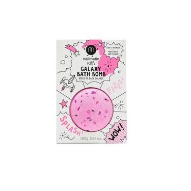 Nailmatic Бомбочка для ванны Космик (розовый, пурпурный горошек) 160 г