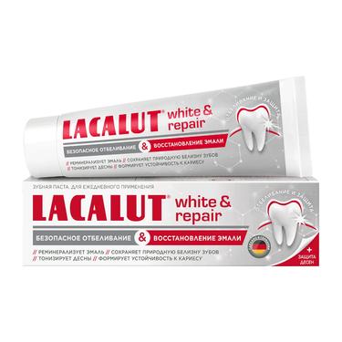 Lacalut White & Repair Зубная паста Отбеливание и восстановление 65 мл