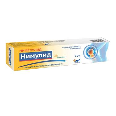 Нимулид 1% гель для наружного применения 30 г