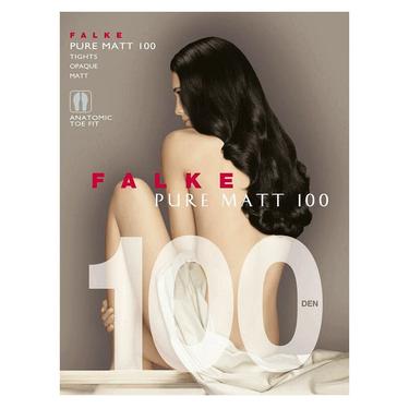 Фальке Пюр Мэт Колготки 100den р-р 2 черный