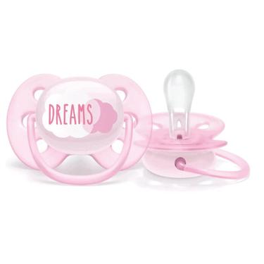 Philips Avent Ultra Soft Dreams Пустышка силиконовая 0-6 месяцев