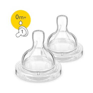 Philips Avent Classic+ Anti-colic Соска силиконовая с рождения 2 шт