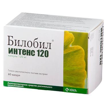 Билобил интенс 120 120 мг капсулы 60 шт
