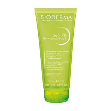 Bioderma Sebium Гель Актив для умывания для жирной кожи склонной к акне 200 мл