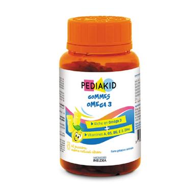 PEDIAKID Омега 3 жевательный мармелад Лимон 60 шт