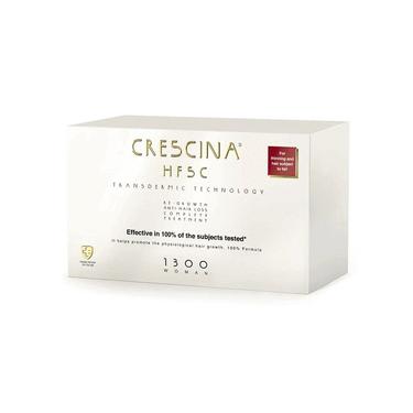 Crescina Transdermic HFSC 1300 Комплекс для лечения выпадения волос для женщин 20 шт + 20 шт