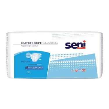 Seni Super Classic Подгузники для взрослых размер XL 30 шт