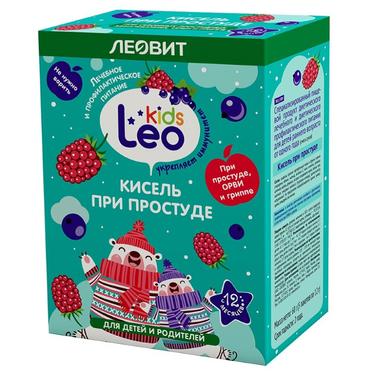 Леовит Leo Kids Кисель для детей При простуде 12 г 5 шт