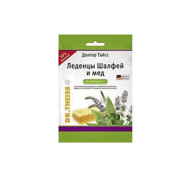Доктор Тайсс леденцы с витамином С Шалфей-Мед 75 г
