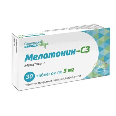 Мелатонин-СЗ 3 мг таблетки 30 шт