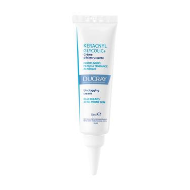 Ducray Keracnyl Glycolic+ Крем очищающий матирующий для кожи склонной к акне 30 мл