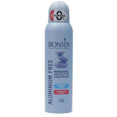 Bionsen Mineral Protective Дезодорант для чувствительной кожи аэрозоль 24 часа 150 мл