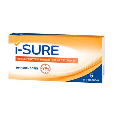 I-Sure Тест на овуляцию тест-полоска 5 шт