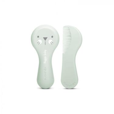 Suavinex Hygge Baby Набор детский расческа + щетка Зеленый