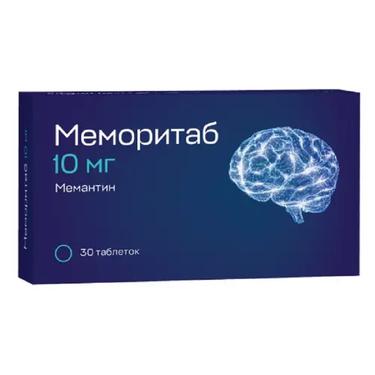 Меморитаб 10 мг таблетки диспергируемые 30 шт