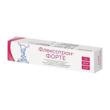 Флексотрон Форте 10 мг/мл имплантат для внутрисуставных инъекций шприц 3 мл 1 шт