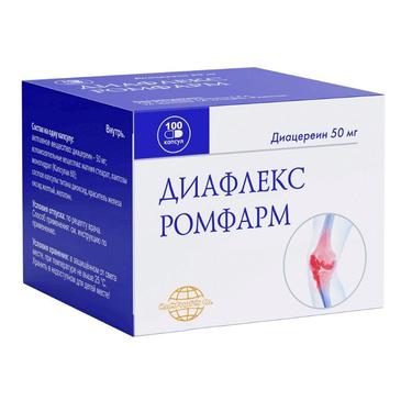 Диафлекс Ромфарм 50 мг капсулы 100 шт