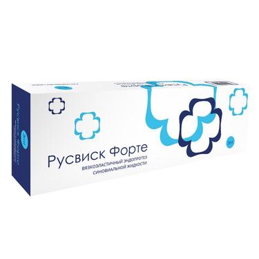 РусВиск Форте 2,2% вязкоэластичный эндопротез синовиальной жидкости шприц 3 мл