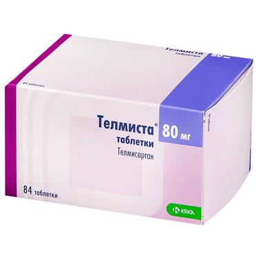 Телмиста 80 мг таблетки 84 шт