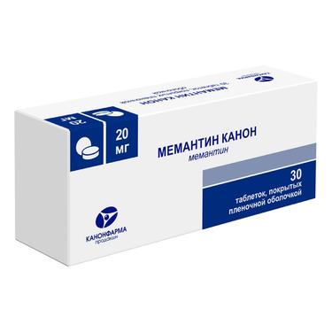 Мемантин Канон 20 мг таблетки 30 шт