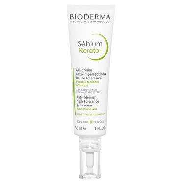 Bioderma Sebium Kerato+ Крем-гель отшелушивающий с кислотами для устранения несовершенств кожи 30 мл
