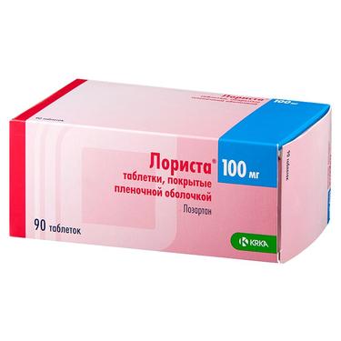 Лориста 100 мг таблетки 90 шт