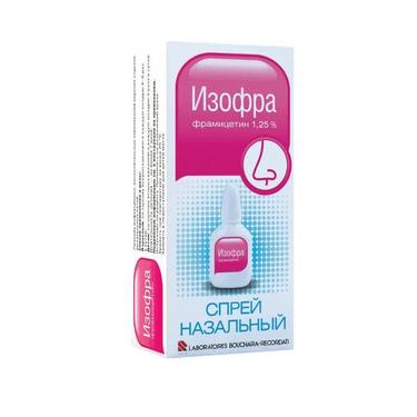 Изофра 1,25% спрей назальный 15 мл