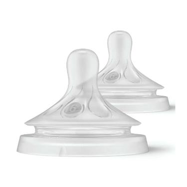 Philips Avent Natural Response Соска силиконовая для густых жидкостей с 6 месяцев 2 шт