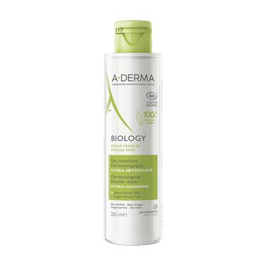A-Derma Biology Вода мицелярная дерматологическая для хрупкой кожи 200 мл
