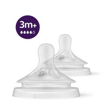 Philips Avent Natural Response Соска силиконовая средний поток с 3 месяцев 2 шт