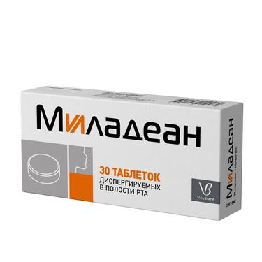 Миладеан 3 мг+5 мг таблетки диспергируемые в полости рта 30 шт