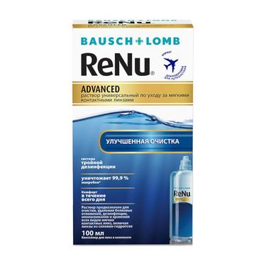 ReNu Advanced раствор для ухода за контактными линзами 100 мл