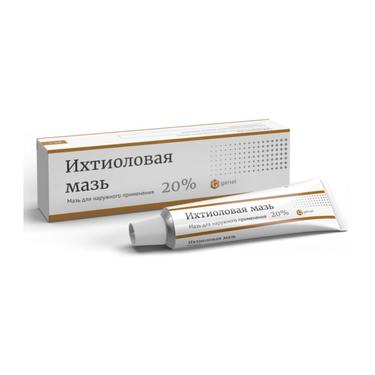 Ихтиоловая мазь 20% для наружного применения 25 г