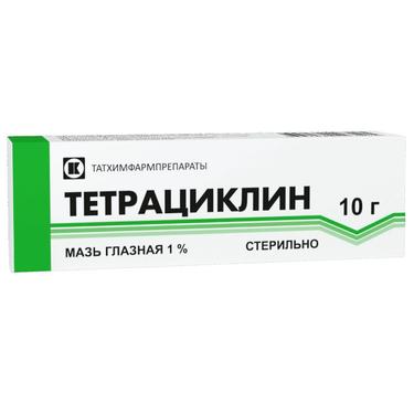 Тетрациклин мазь глазная 1% 10 г