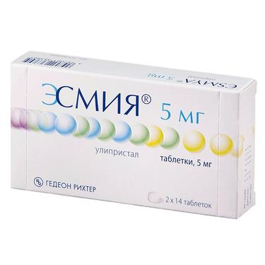 Эсмия 5 мг таблетки 28 шт
