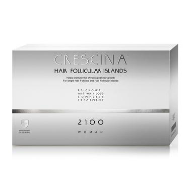 Crescina HFI 2100 Комплекс для лечения выпадения волос для женщин 10 шт + 10 шт