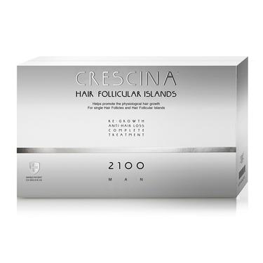 Crescina HFI 2100 Комплекс для лечения выпадения волос для мужчин 20 шт+20 шт