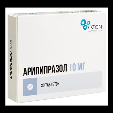 Арипипразол 10 мг таблетки 30 шт