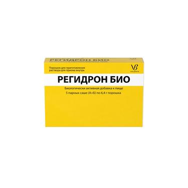 Регидрон Био порошок для приготовления раствора для приема внутрь 6,4 г 5 шт