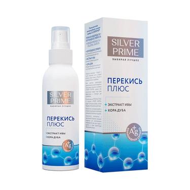 SilverPrime Перекись Плюс Лосьон-спрей для кожи с ионами серебра 100 мл