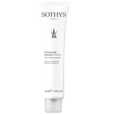 Sothys Маска-эксфолиант 2в1 для лица Черный чай-Бергамот 40 мл