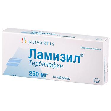 Ламизил 250 мг таблетки 14 шт