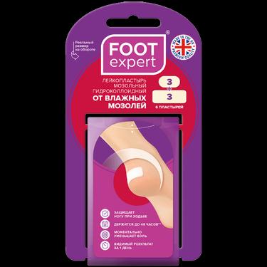 Foot Expert Пластырь от влажных мозолей Набор 6 шт