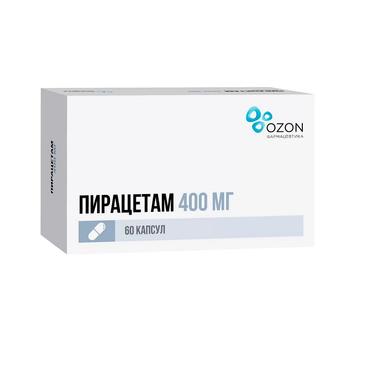 Пирацетам 400 мг капсулы 60 шт