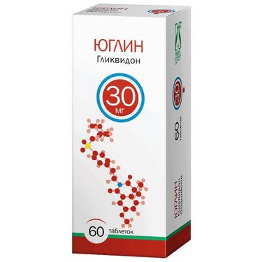 Юглин таблетки 30 мг 60 шт