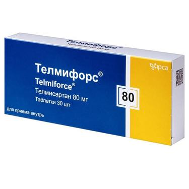 Телмифорс 80 мг таблетки 30 шт