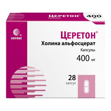 Церетон 400 мг капсулы 28 шт
