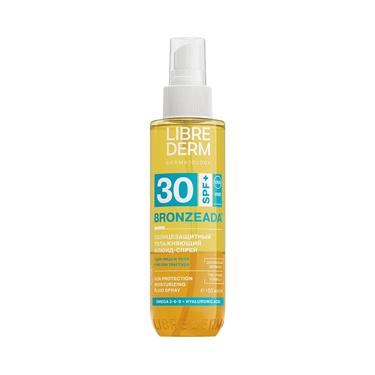 Librederm Bronzeada Спрей-флюид солнцезащитный увлажняющий двухфазный SPF 30 150 мл