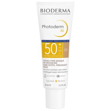 Bioderma Photoderm М Крем-гель тональный солнцезащитный SPF 50+ Темный оттенок 40 мл