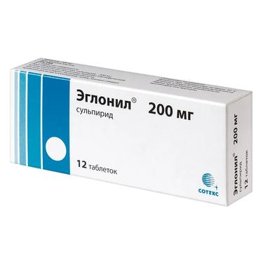 Эглонил 200 мг таблетки 12 шт